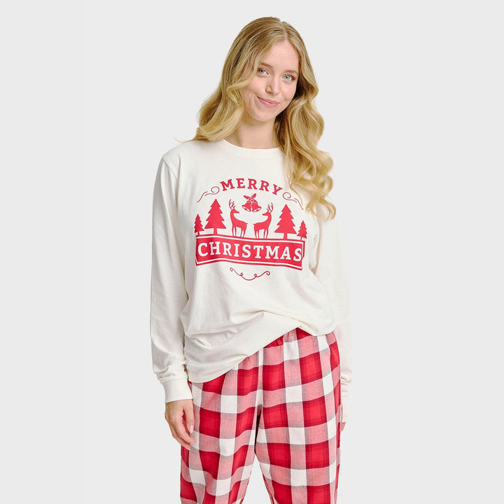 Stilla | Den glade julesovepyjamas-top kvinder
