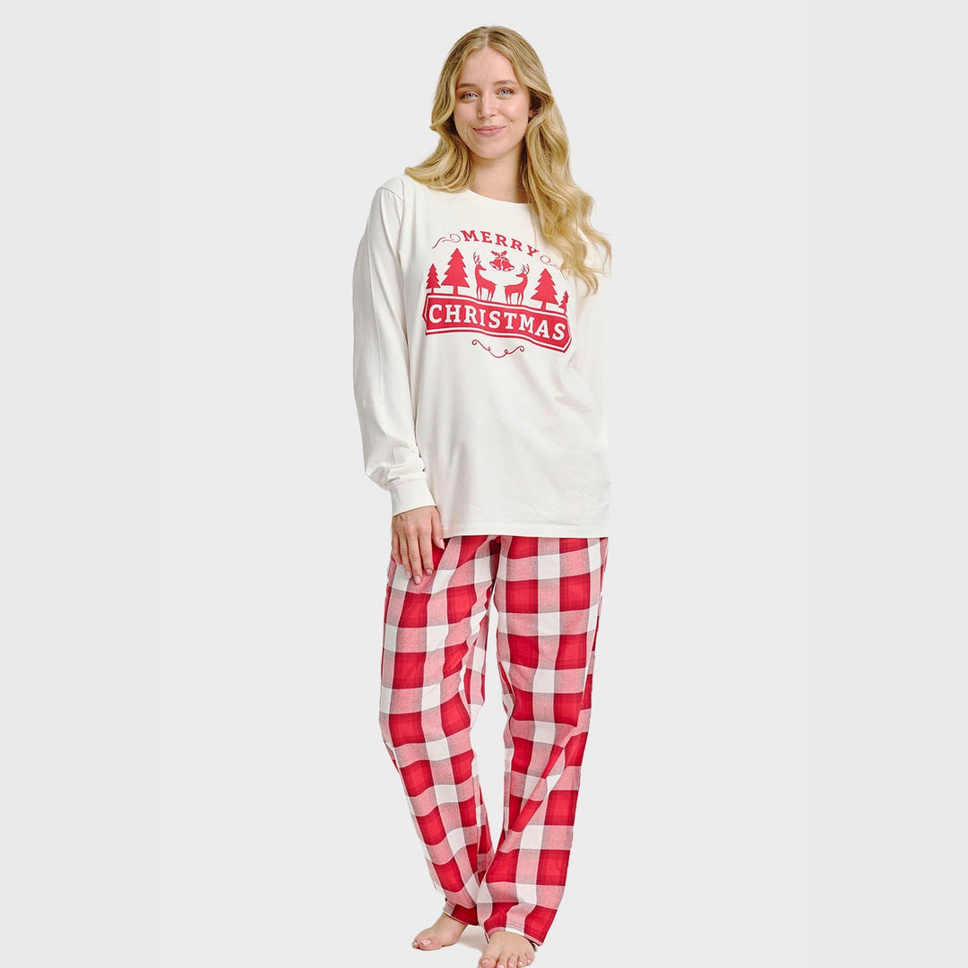 Stilla | Den glade julesovepyjamas-top kvinder