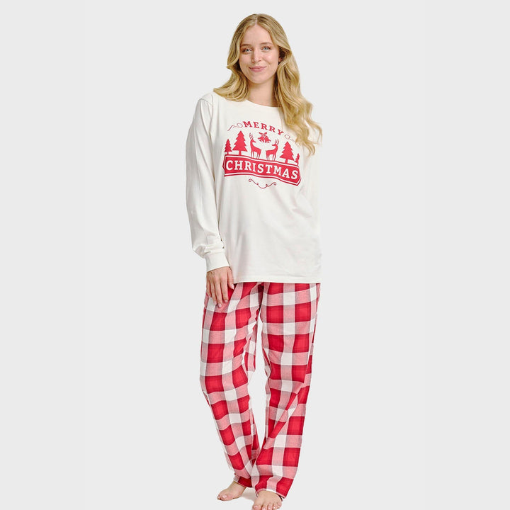 Stilla | Den glade julesovepyjamas-top kvinder