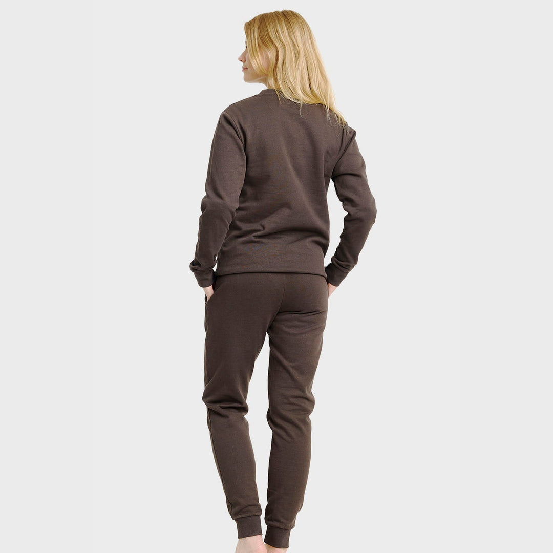 Stilla | Brun Sweatset Kvinder
