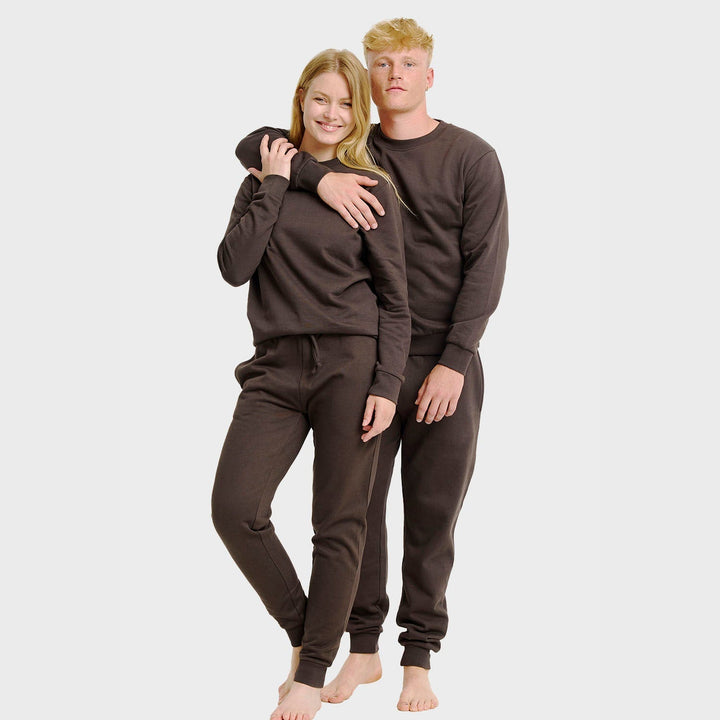 Stilla | Brunt Sweatset Herrer