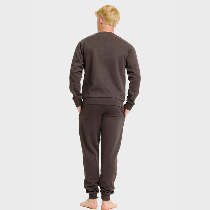 Stilla | Brunt Sweatset Herrer