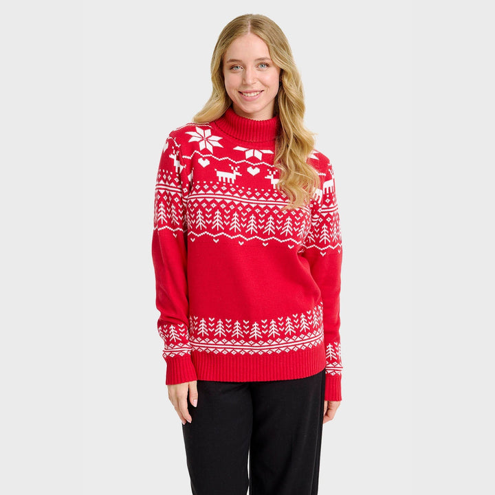 Stilla | Den Grønland Julerullekravepullover Dame