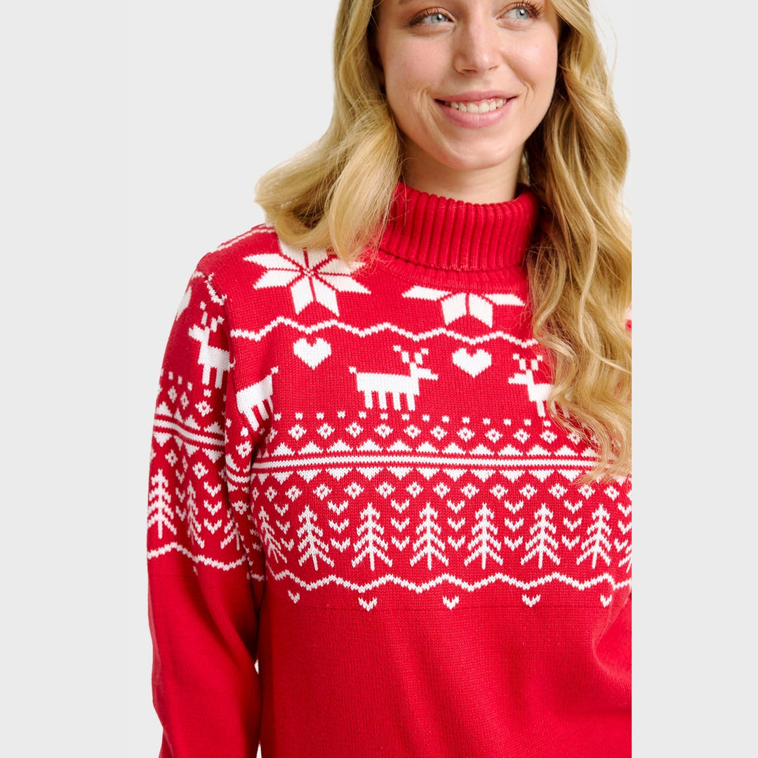 Stilla | Den Grønland Julerullekravepullover Dame