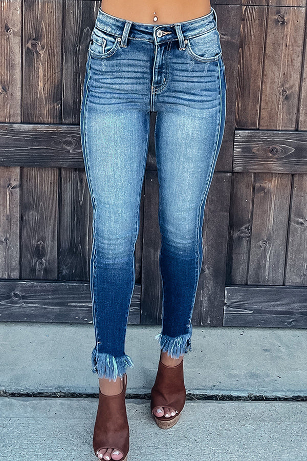 Stilla | Rocky Fray Hem Skinnies