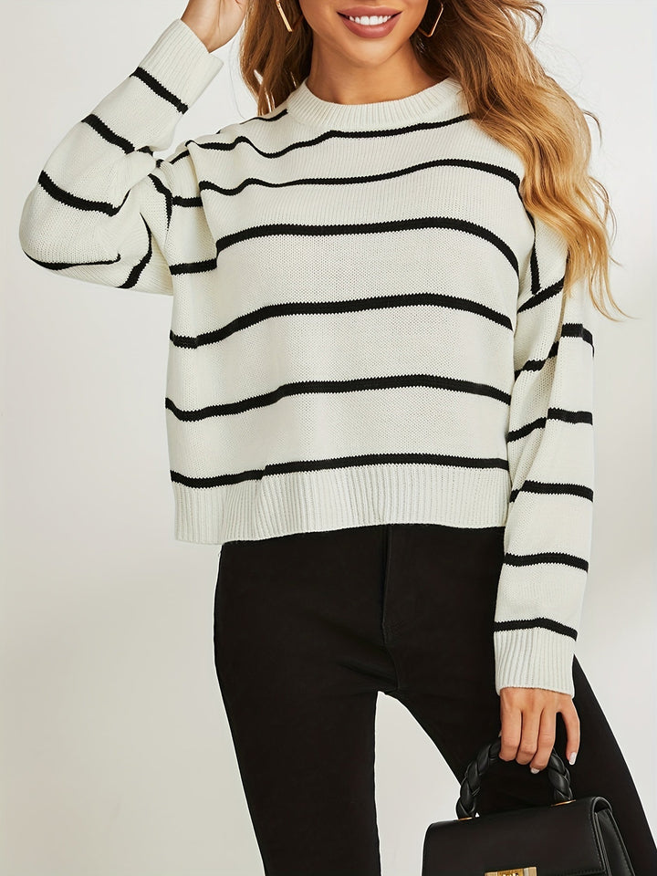 Stilla | Stribet striktrøje