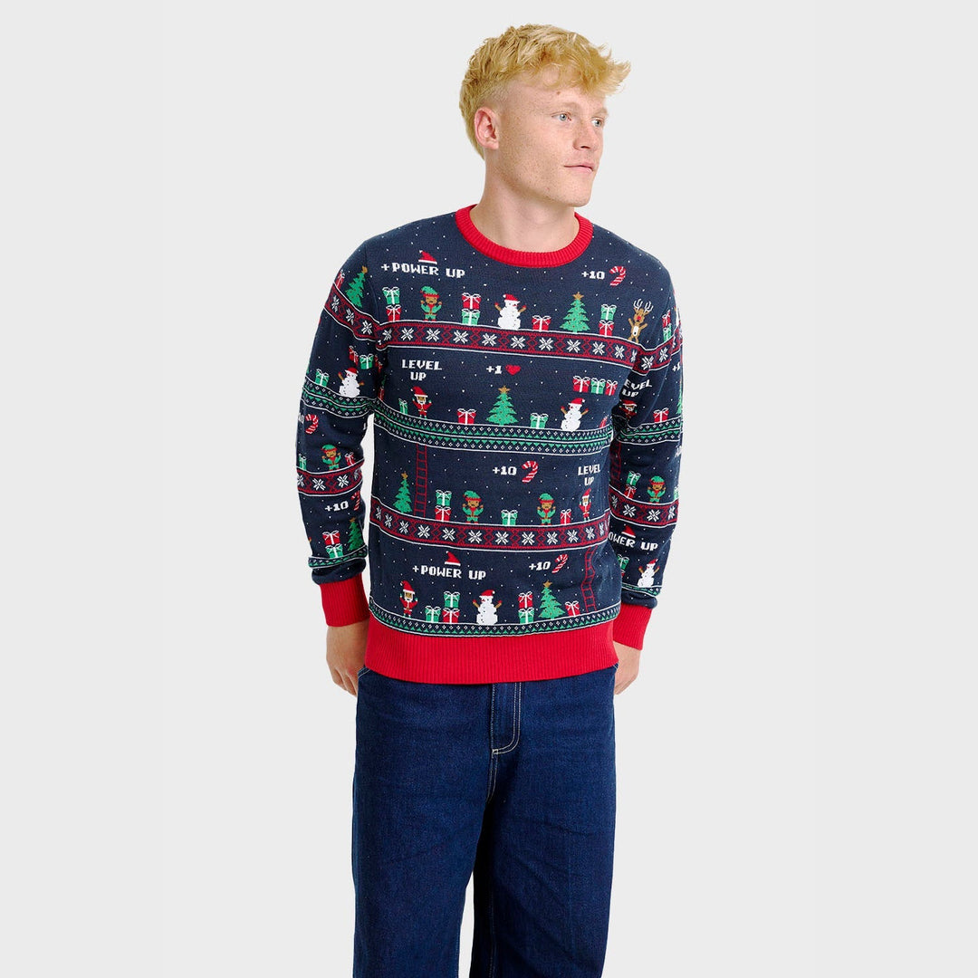 Stilla | Vintage Gaming Jule Sweatshirt Herre