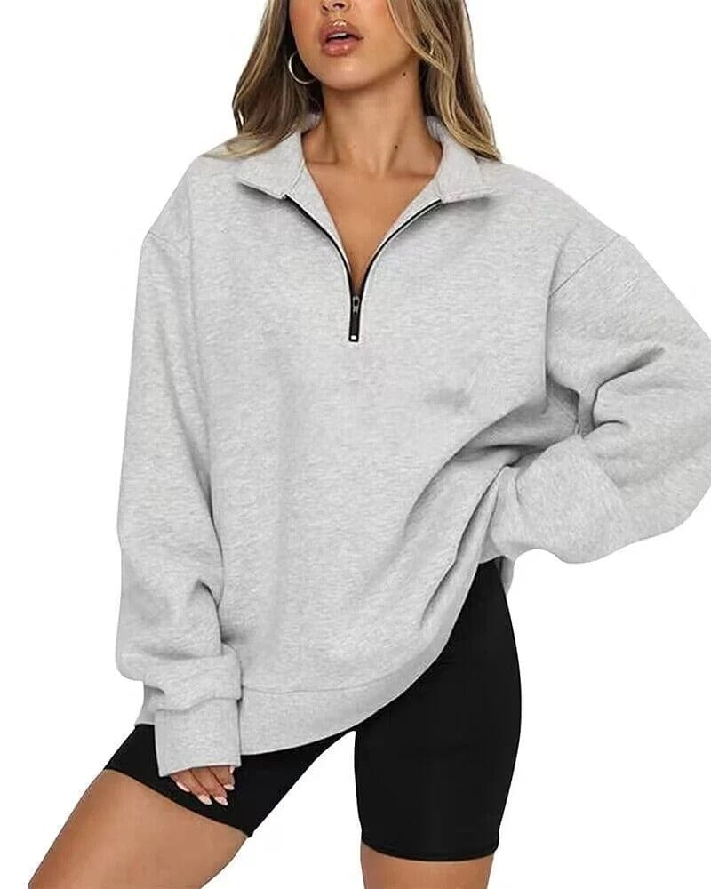 Stilla | Zip-Jumper Læssig Moderne Stil Ideel til vinteren