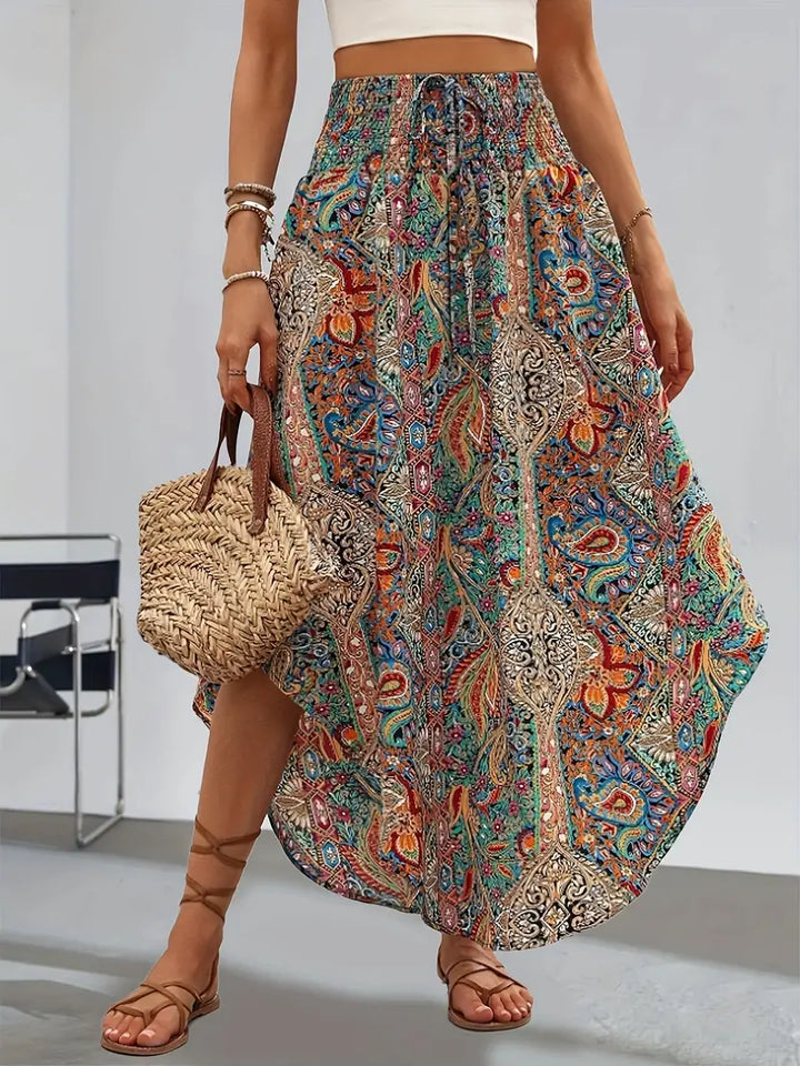 Stilla | Bohemian Trykt Nederdel