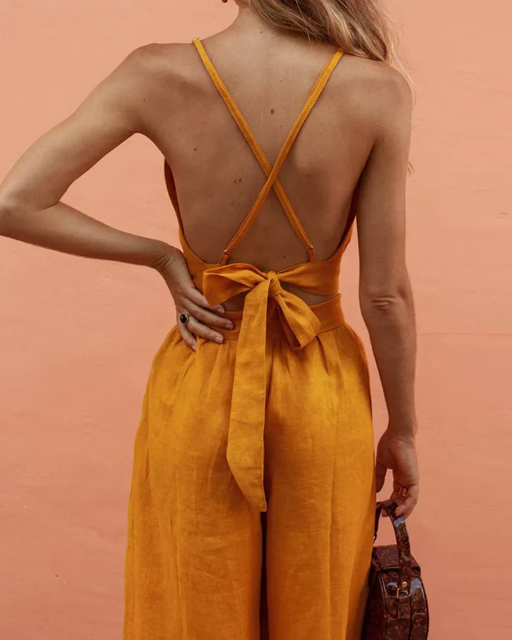 Stilla | Orange to Farvet Sæt Elegante og Stilfulde Modekomposition