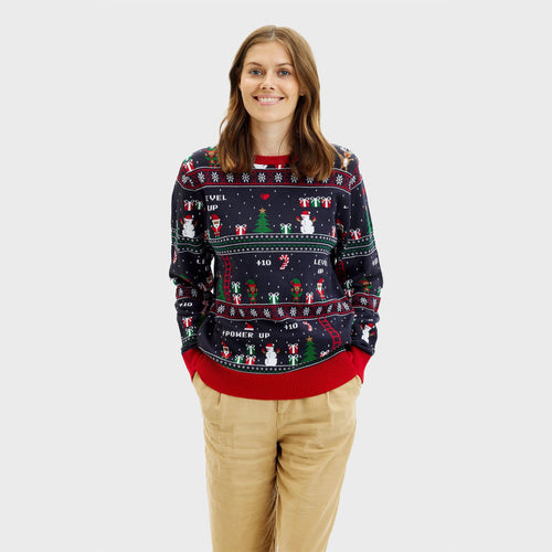 Stilla | Vintage Gamer Jule Sweater Dame
