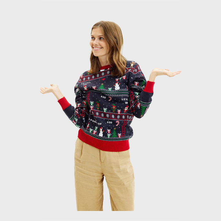 Stilla | Vintage Gamer Jule Sweater Dame