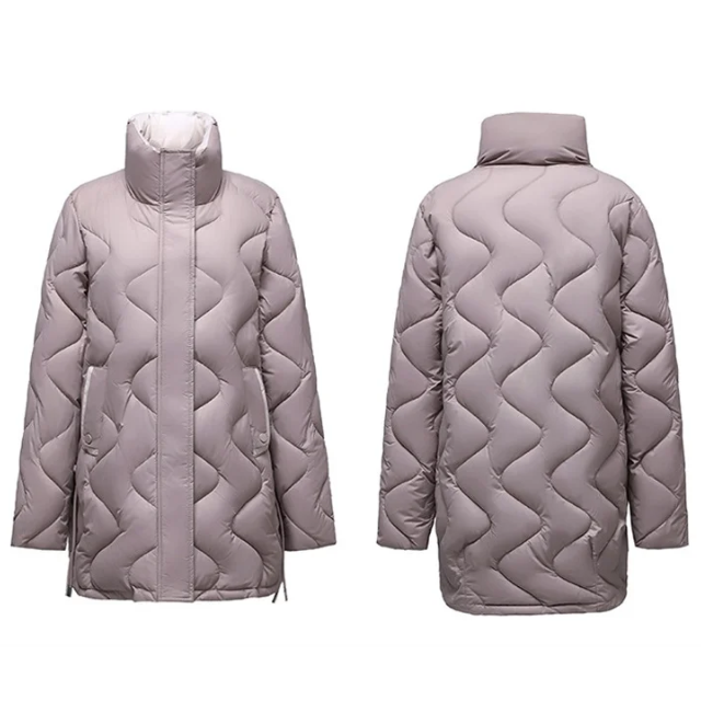 Stilla | Elegant quilted jakke med ståkrave til et smart look Ideel til efterår/vinter