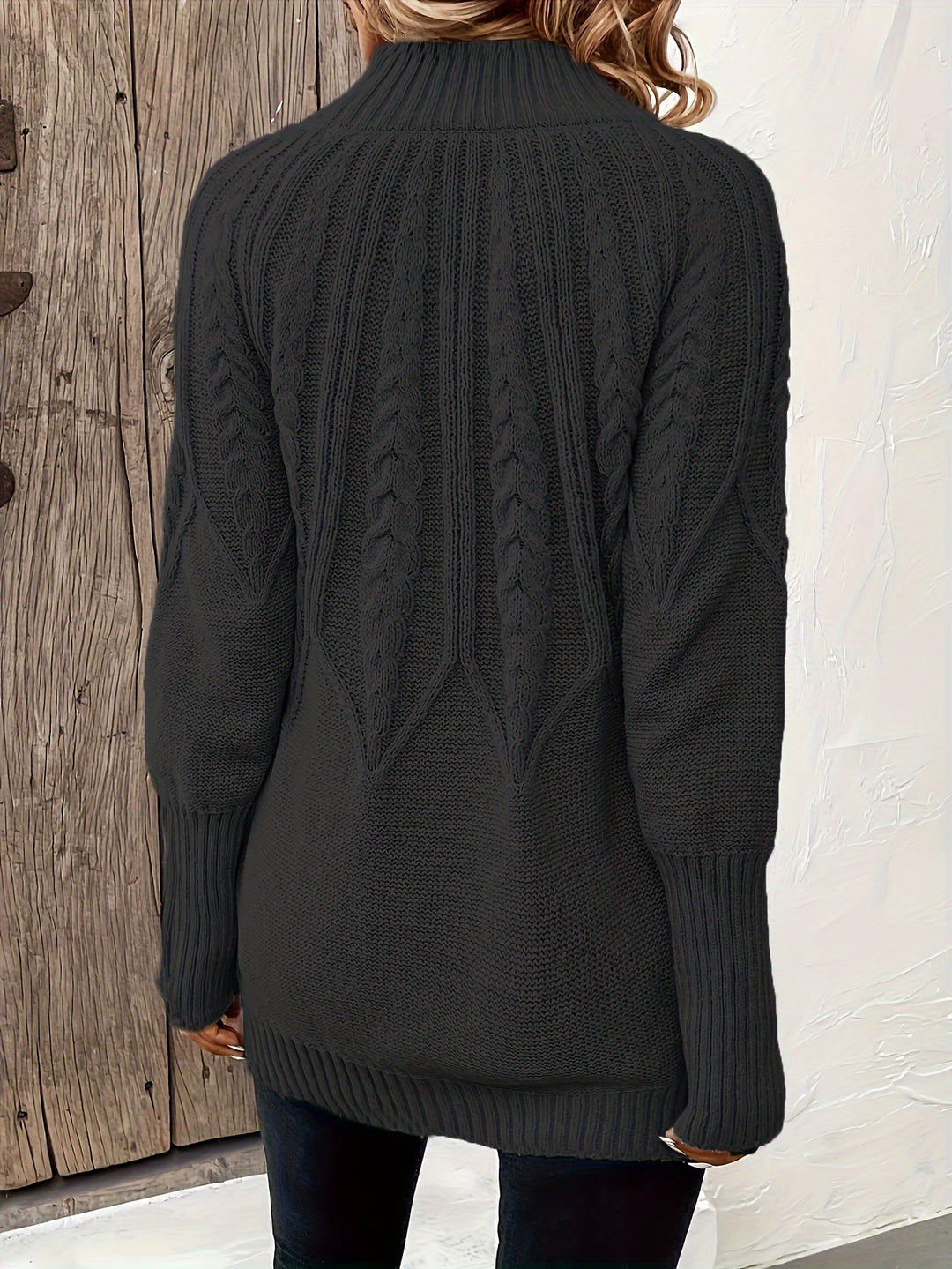 Stilla | Varm Lang Pullover Til kvinder I Merinould