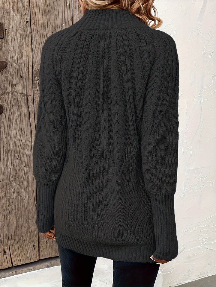 Stilla | Varm Lang Pullover Til kvinder I Merinould
