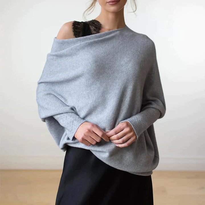 Stilla | Asymmetrisk draperet sweater