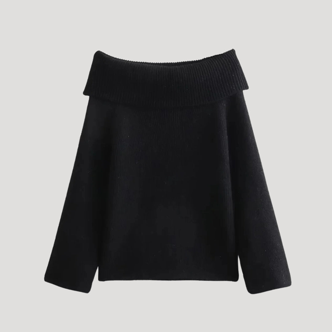 Stilla | Kvinder Off Shoulder Striktrøje