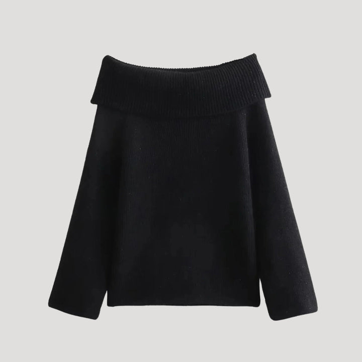 Stilla | Kvinder Off Shoulder Striktrøje