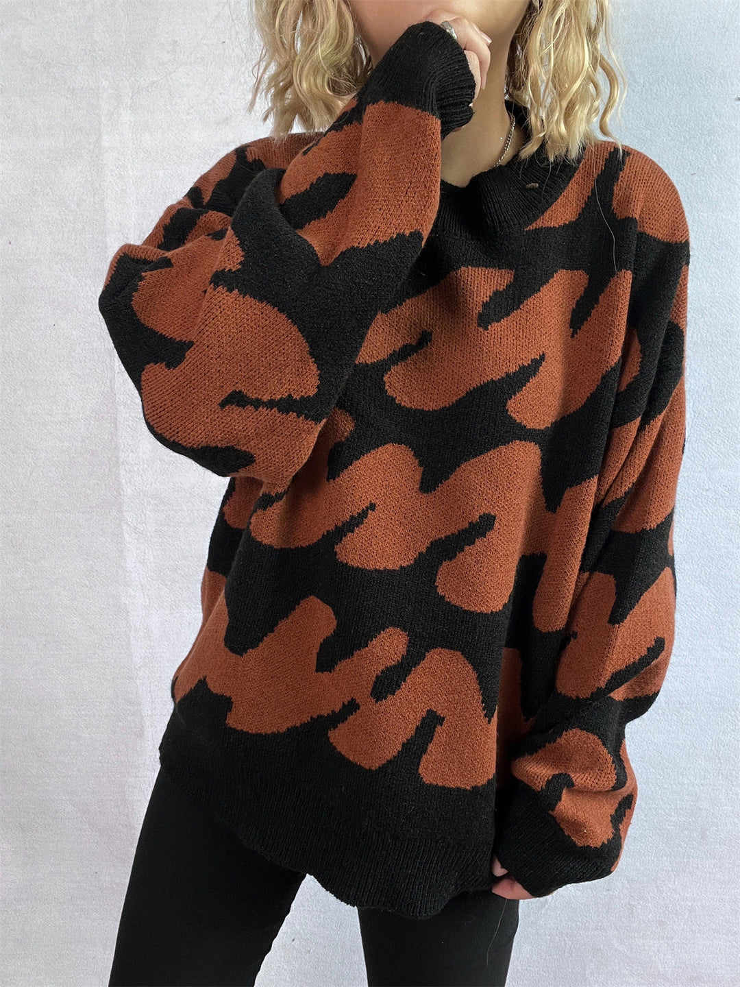 Stilla | Pullover med Lange Ærmer og Rund Udsnit