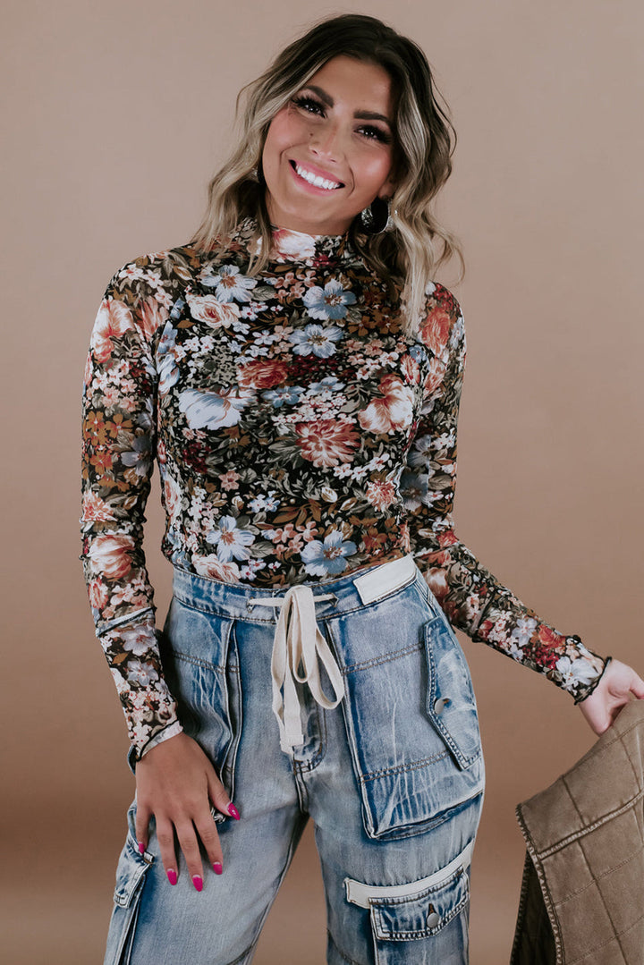Stilla | Bluse Af Blomsterstrik