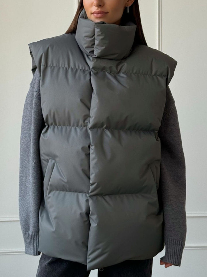 Stilla | Pullover med lynlås ved rullekraven