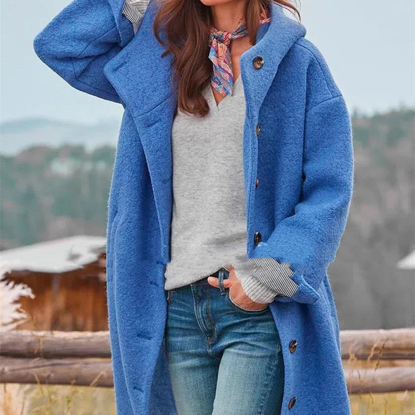 Stilla | Trench Femme Midi i tykket tweed