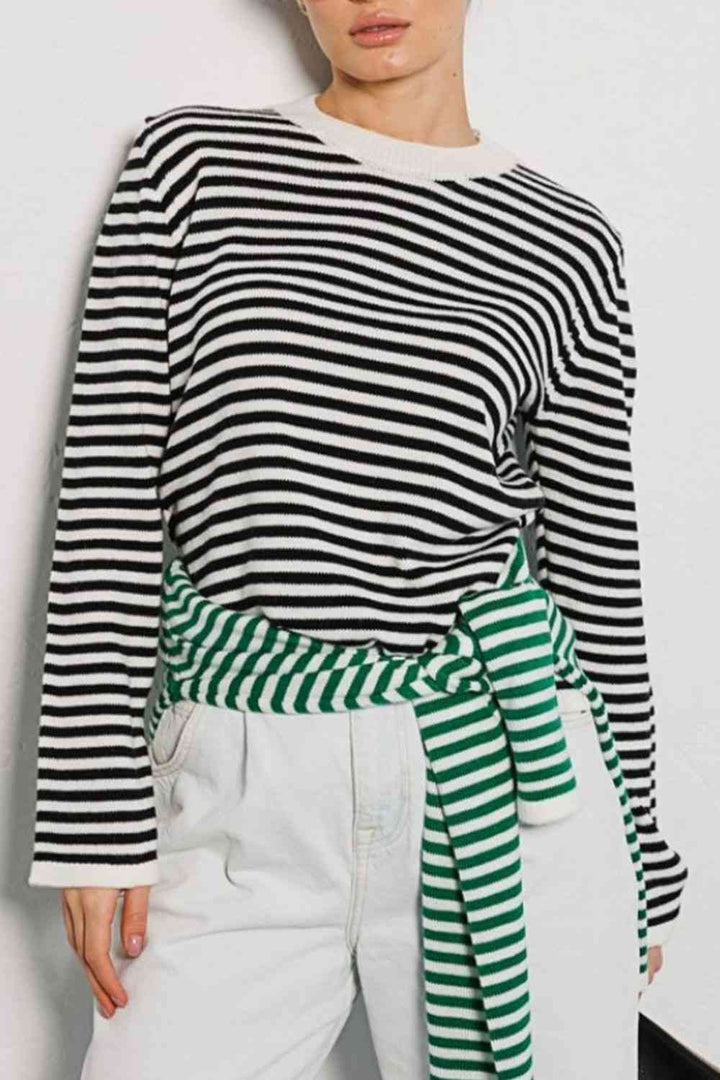Stilla | Damebluse Med Rund Halsudskæring Og Lange Ærmer