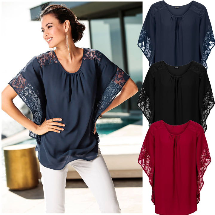 Dame Chic Spids Panel Top Stilla
