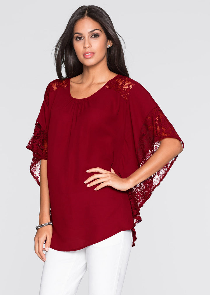 Dame Chic Spids Panel Top Stilla