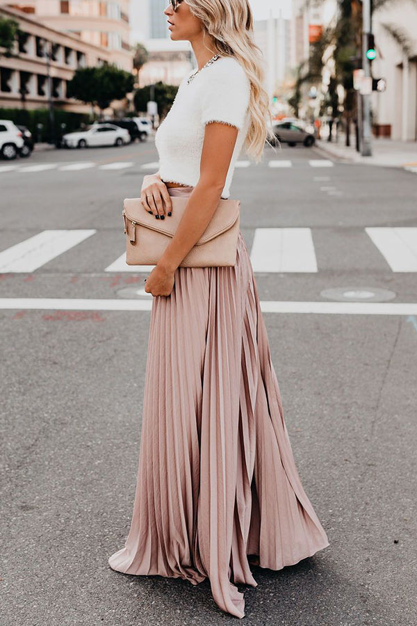 Stilla | for Eternity Plisseret Maxi Nederdel