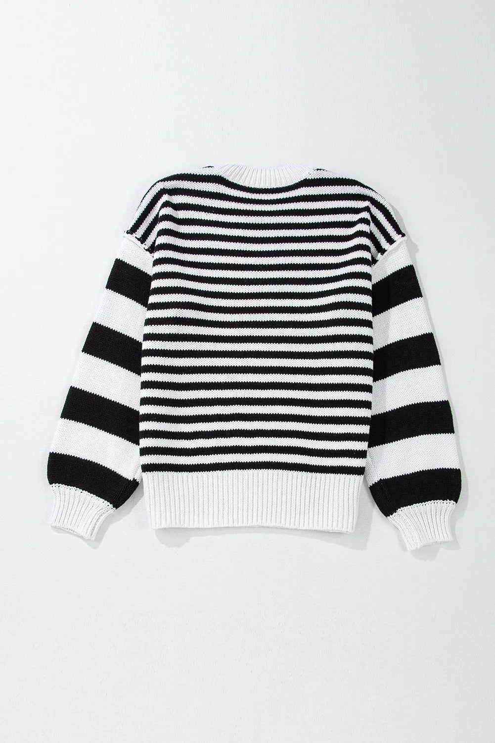 Stilla | Stribet Pullover Med Komfortærmer