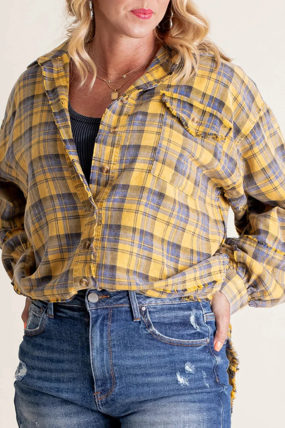 Stilla | Overdimensioneret Vasket Flannel