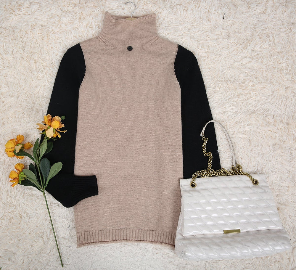 Stilla | Pullover med rullekraveblok