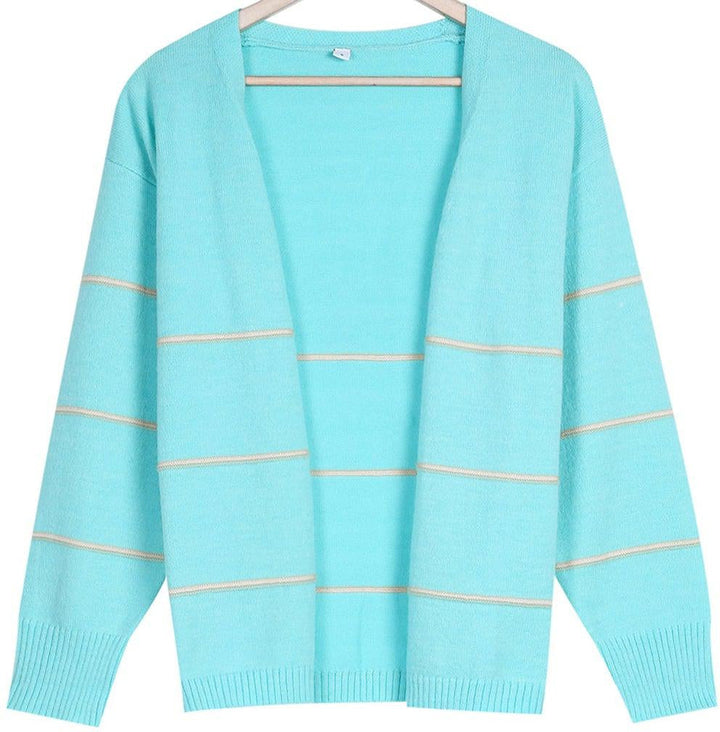 Stilla | Weit Geschnittene Strickjacke Türkis
