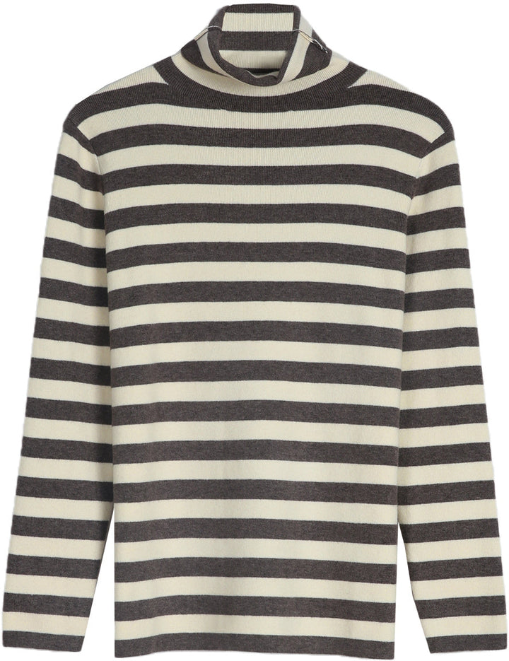 Stilla | Pull Colt Stribet i Neutral og Kaffe Farve