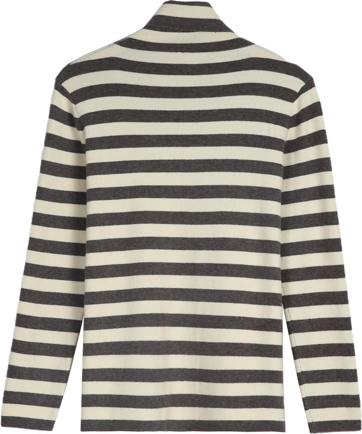 Stilla | Pull Colt Stribet i Neutral og Kaffe Farve