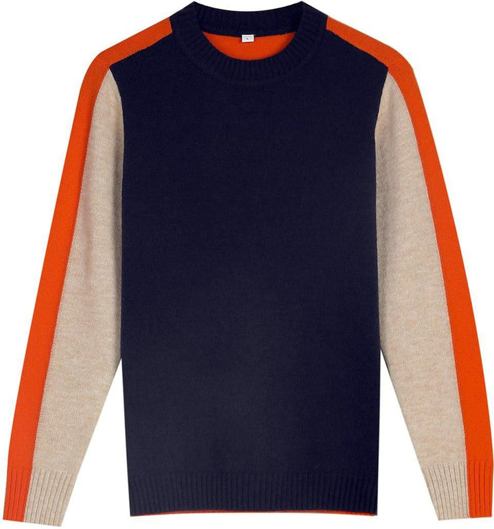 Stilla | Pullover med Farveblok-Design og Moderne Snit - Perfekt til Kontor og Fritid