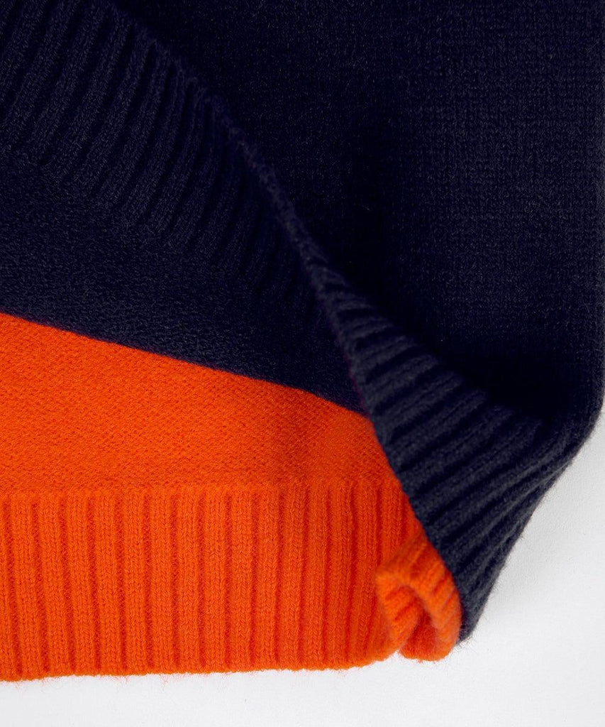 Stilla | Pullover med Farveblok-Design og Moderne Snit - Perfekt til Kontor og Fritid