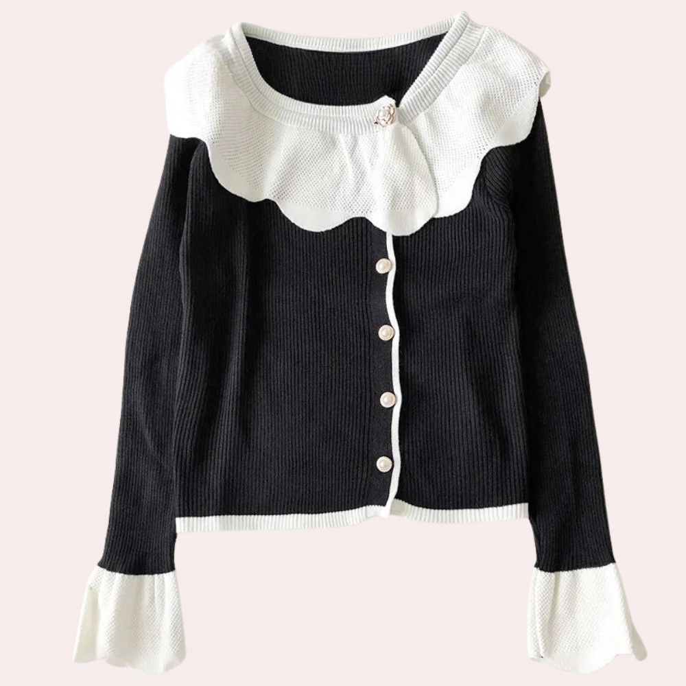 Stilla | Elegant pullover med krave til damer