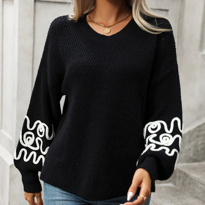 Stilla | Casual Strikket Sweater Til Damer