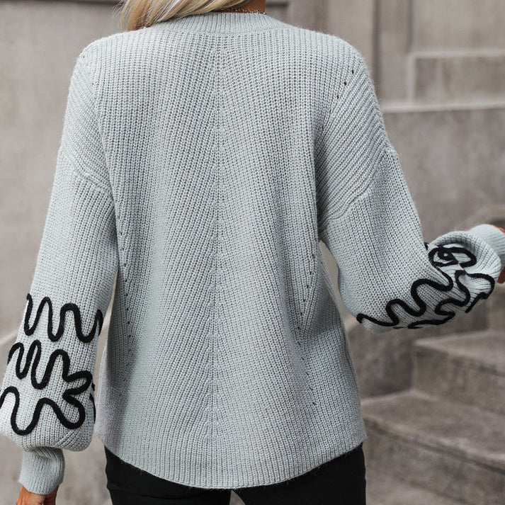 Stilla | Casual Strikket Sweater Til Damer