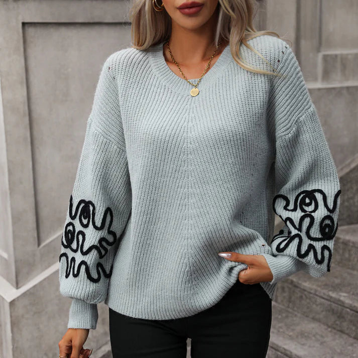 Stilla | Casual Strikket Sweater Til Damer