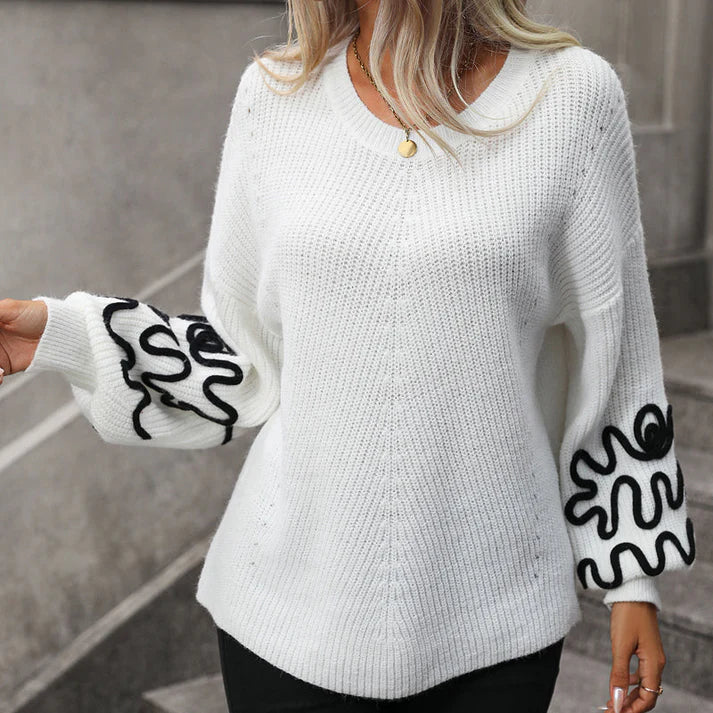 Stilla | Casual Strikket Sweater Til Damer
