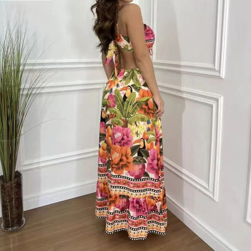 Stilla | Langt Tropisk Kjole