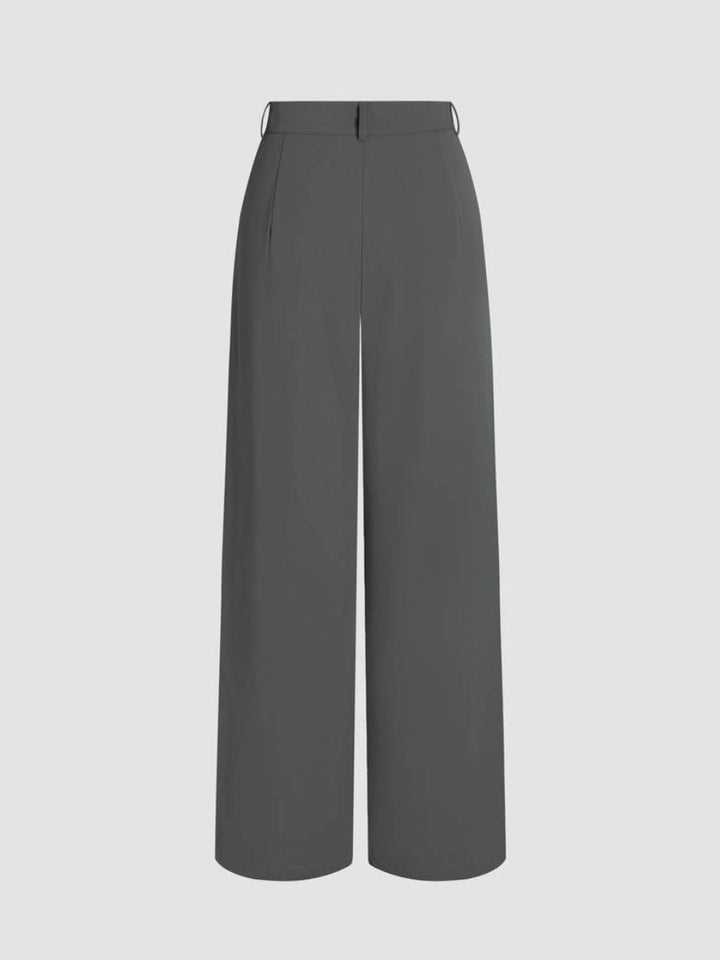 Stilla | Elegante Brede Draperede Bukser