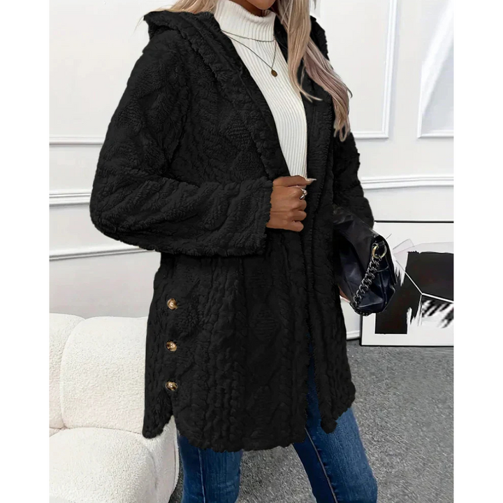 Stilla | Damen Hoodie Varm Strikjakke