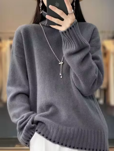 Stilla | Rullekrave sweater Mode Løs