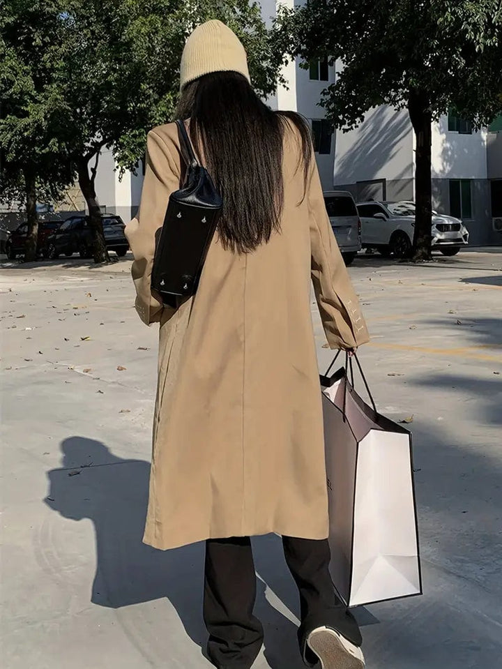 Stilla | Trencht coat Klassisk Tid løs Stil Ideel til vinteren