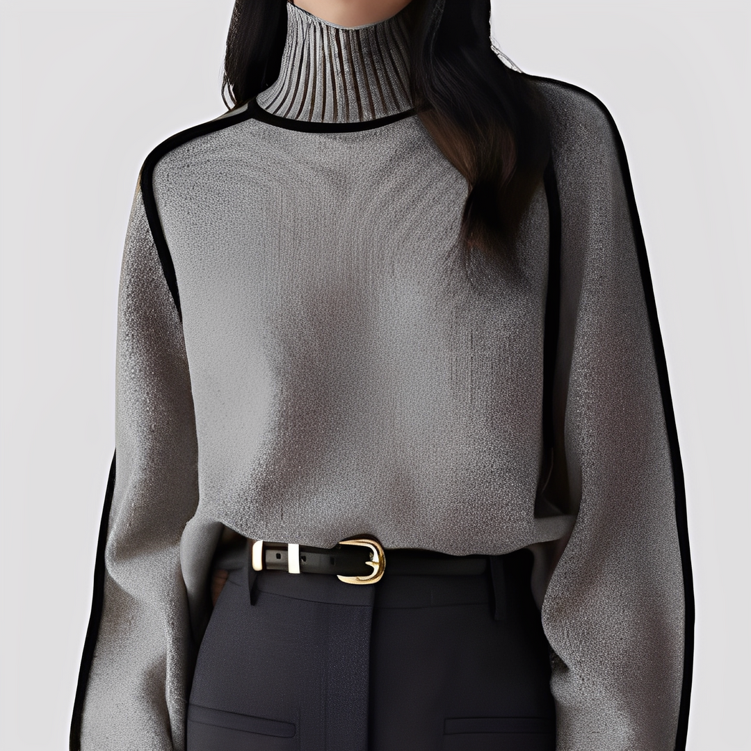 Stilla | Elegant, Afslappet Dame-Rullekravepullover