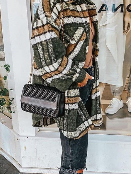 Stilla | Button Down Langærmet Kraveskjorte Top